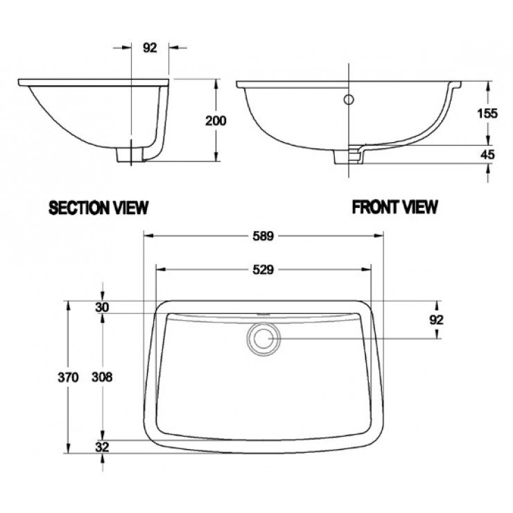 Chậu Rửa Âm Bàn American Standard Ventuno WP-0418