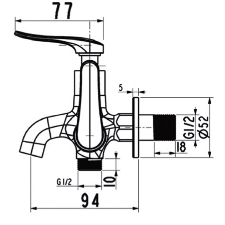 Vòi Sen Lạnh American Standard ARR A-7604C