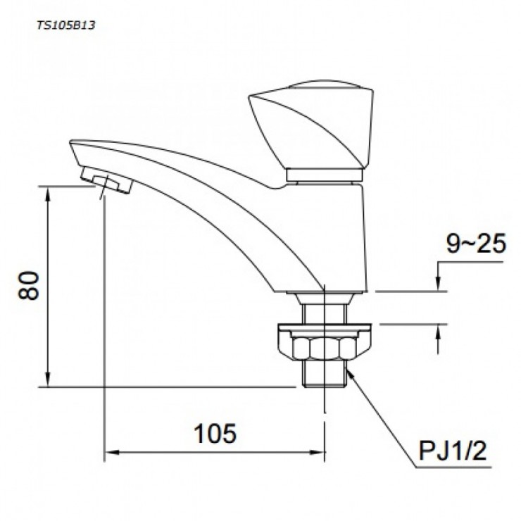 Vòi Chậu Rửa TOTO TS105B13 Lạnh