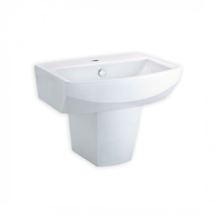 Chậu Lavabo COTTO C01517/C4250 Tetragon Chân Ngắn