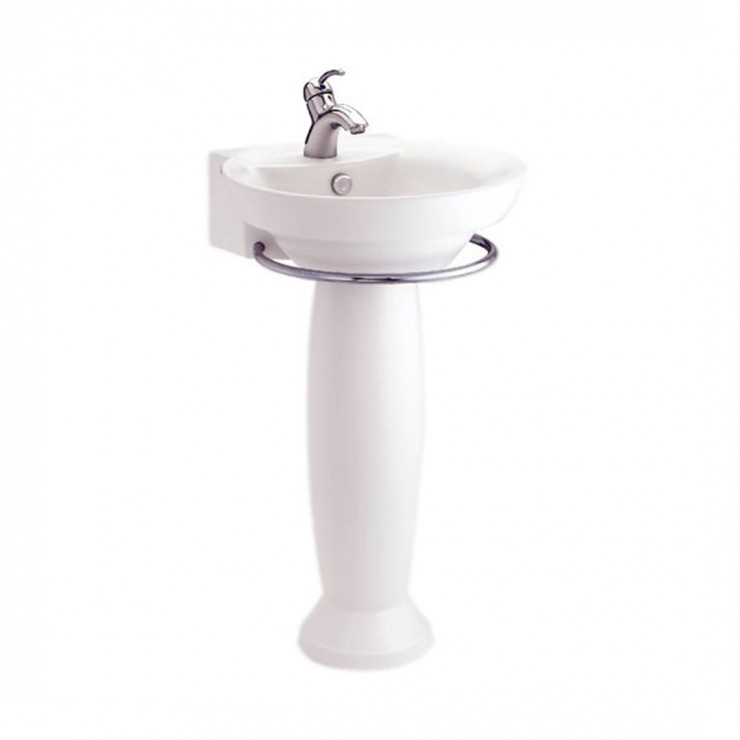 Chậu Rửa Lavabo COTTO C0285/C4285 Alpha Chân Dài