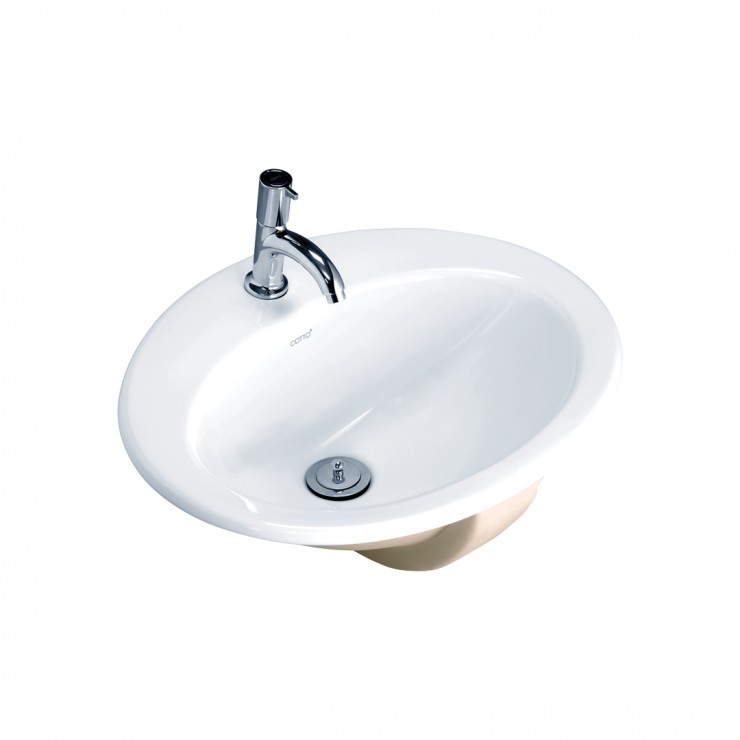 Chậu Rửa Lavabo COTTO C029 Lisa Âm Bàn Dương Vành