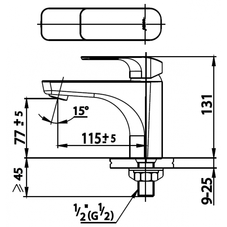 Vòi Lavabo COTTO CT1132A Scirocco Lạnh