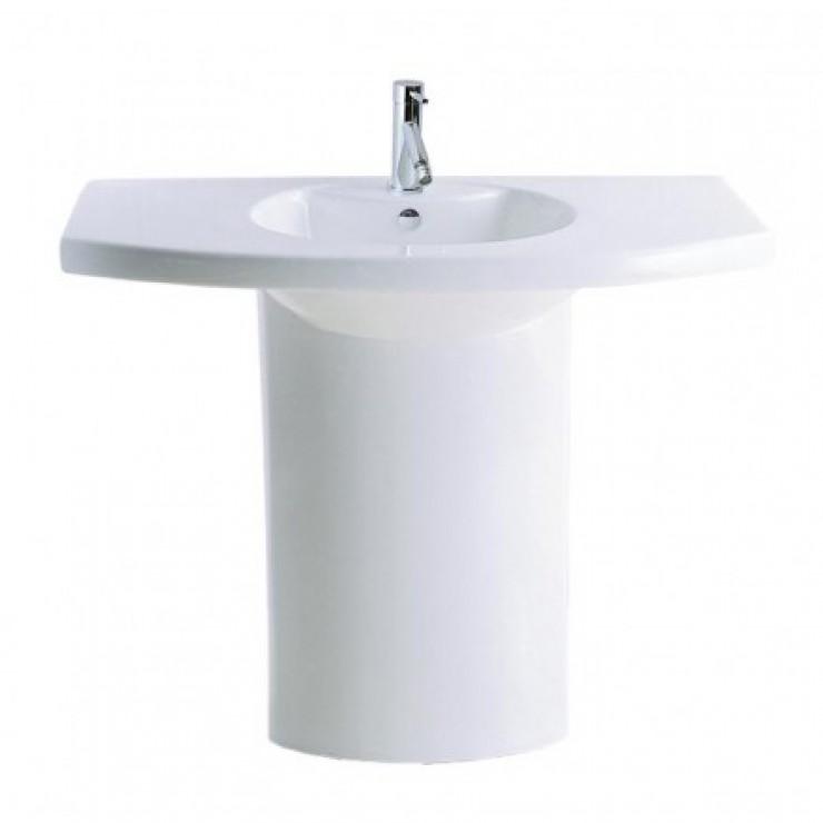 Chậu Rửa Mặt Lavabo Caesar Chân Đứng LF5314/PF2414