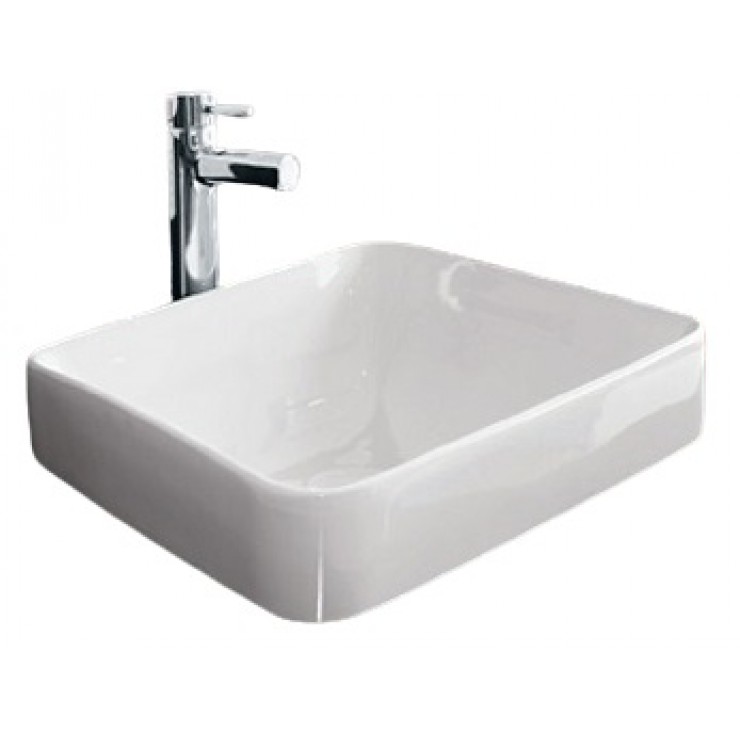 Chậu Rửa Mặt Lavabo Viglacera CD20 Đặt Bàn Vuông