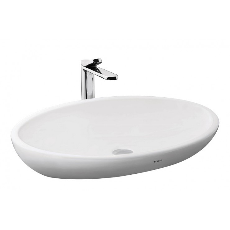 Chậu Rửa Mặt Lavabo TOTO LW818JW/F Đặt Bàn