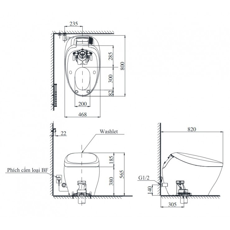 Bồn Cầu Thông Minh TOTO CS901VT#NW1/T53P100VR Neorest NX II