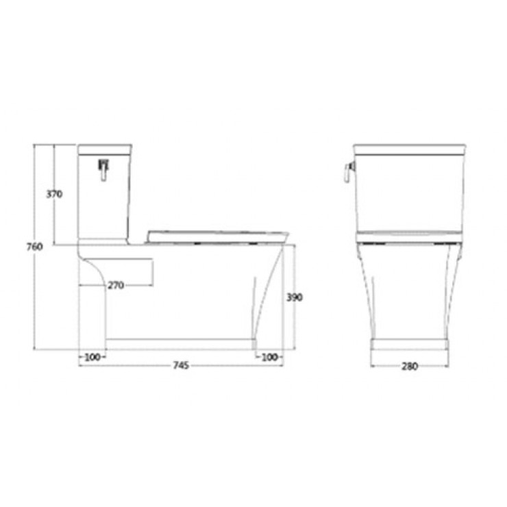 Bồn Cầu American Standard VF-2781 (VF-3781+VF-4781)