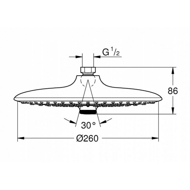 Bát Sen Grohe Euphoria 260 26455000