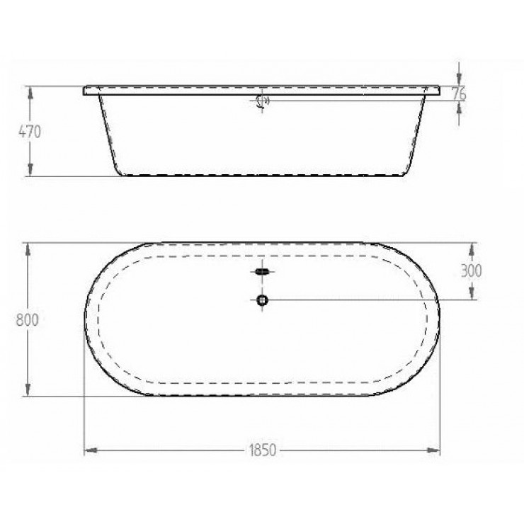 Bồn Tắm Grohe 39151000 Eurobath Xây 1.8M