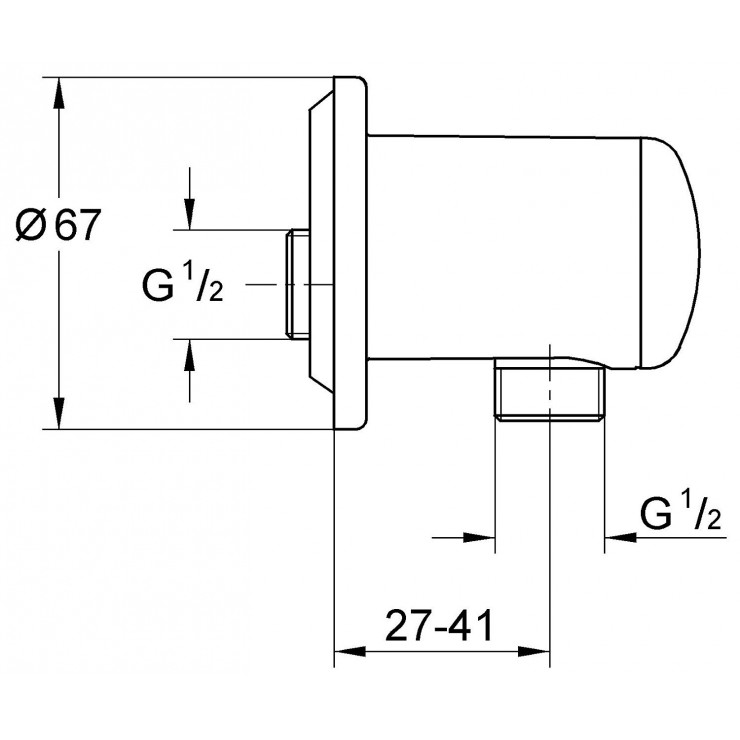 Đầu Ra Nước Grohe 28671000 Relexa