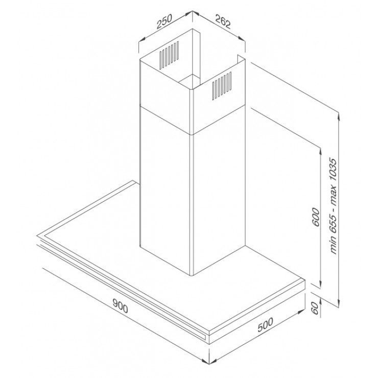 Máy Hút Khói Khử Mùi Malloca ZETA K1573 Áp Tường