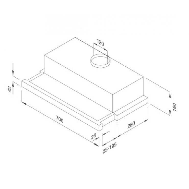 Máy Hút Khói Khử Mùi Malloca K1507 Âm Tủ