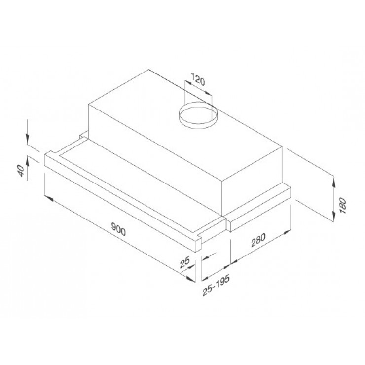 Máy Hút Khói Khử Mùi Malloca K1509 Âm Tủ