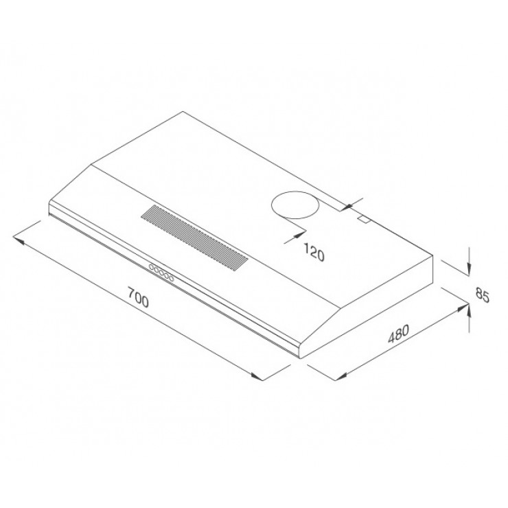 Máy Hút Mùi Malloca H107 Cổ Điển