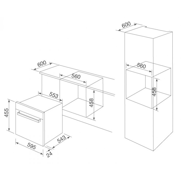 Lò Hấp Kết Hợp Nướng Malloca MST-LX12 Âm Tủ