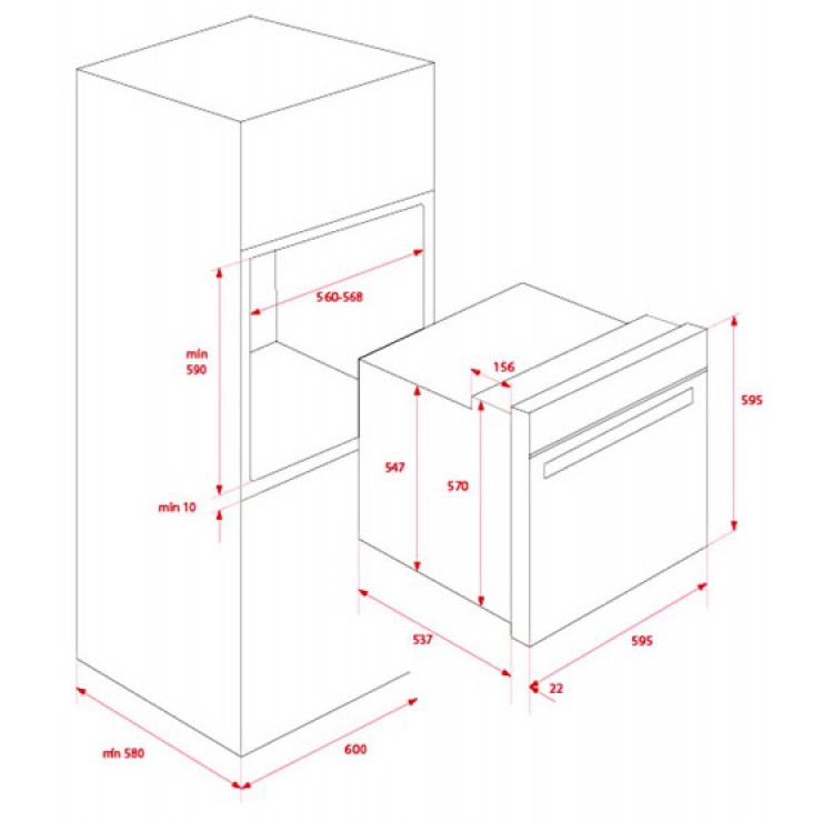 Lò Nướng Teka HLB 840 41560070 Lắp Âm