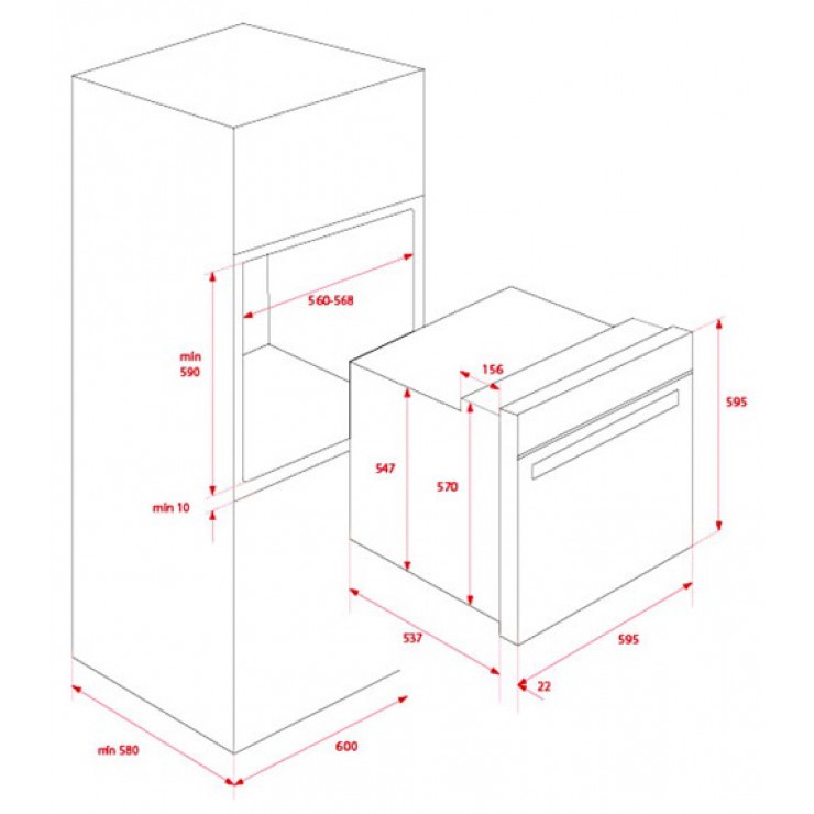 Lò Nướng Teka HSB 635 41560140 Lắp Âm