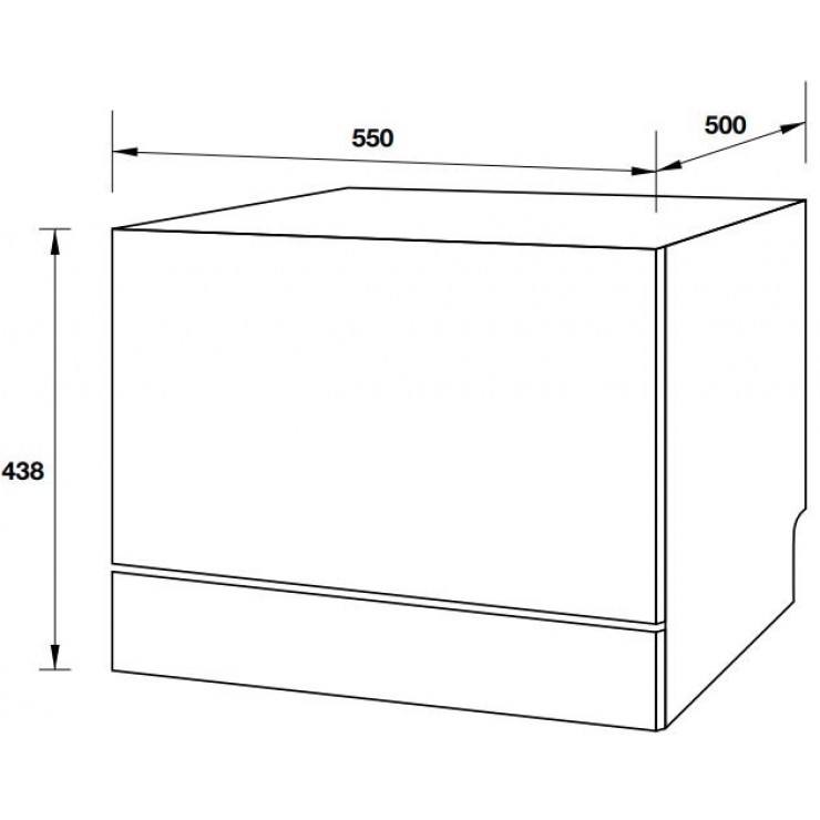 Máy Rửa Chén Hafele HDW-T50A 538.21.190 Đặt Bàn