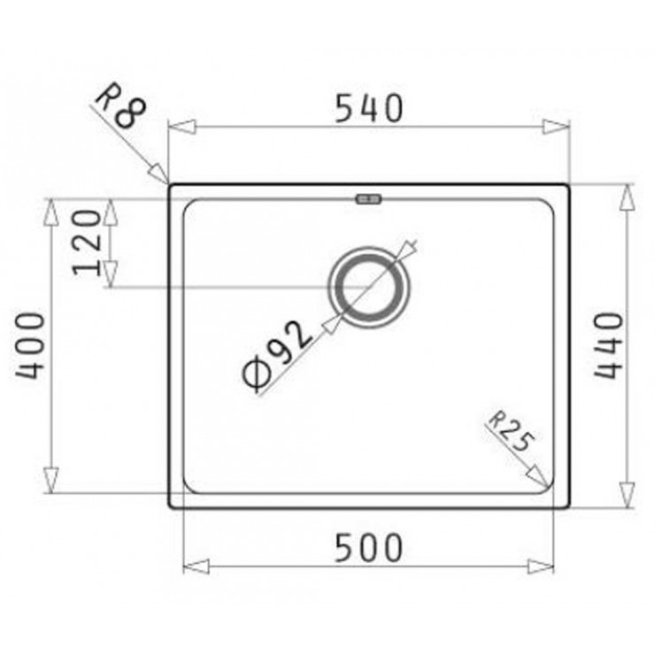 Chậu Rửa Pyramis HMH.101046301 Lydia (50X40) 1B