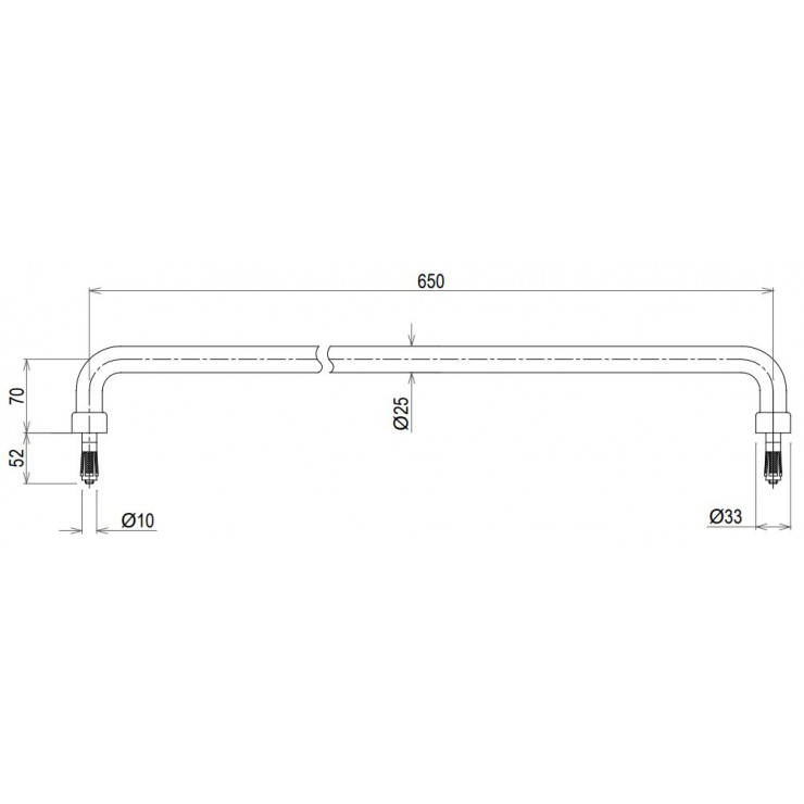 Thanh Vịn TOTO TX3A3 Gắn Tường