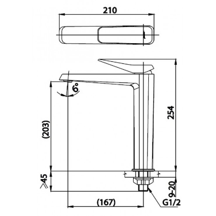 Vòi Lavabo COTTO CT1242AY Xposh Lạnh