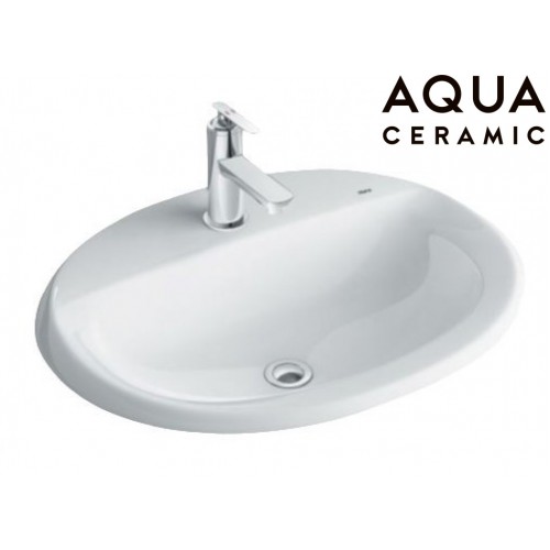 Chậu Rửa Lavabo Inax AL-2395V (AL2395V) Dương Vành Aqua Ceramic, 1.290.000 đ