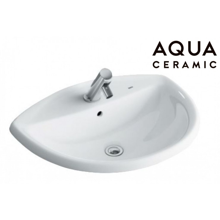 Chậu Rửa Lavabo Inax AL-2396V Âm Bàn AquaCeramic