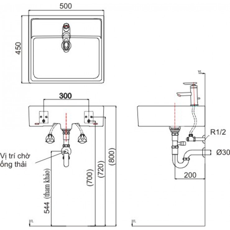 Chậu Rửa Lavabo Inax AL-293V Đặt Bàn AquaCeramic