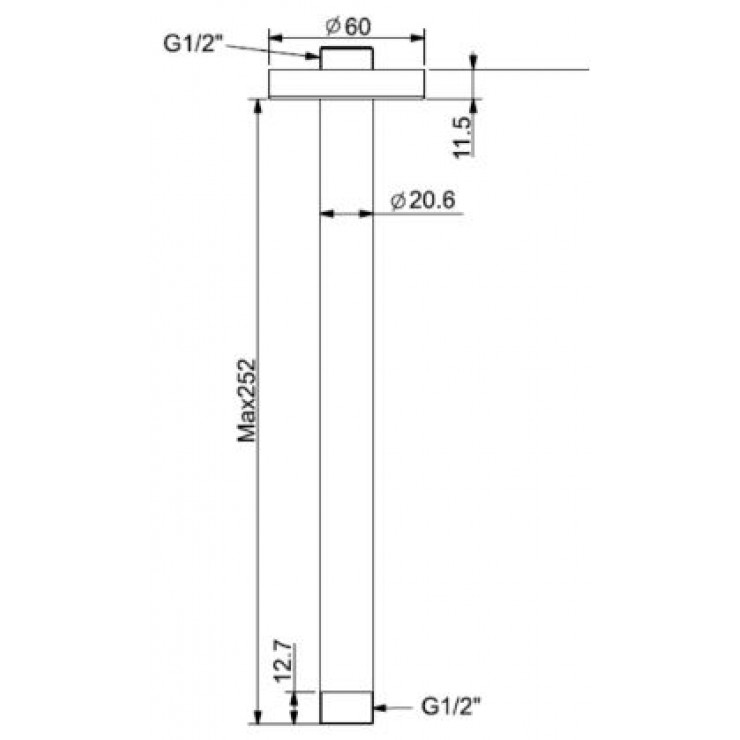 Thanh Nối Đầu Sen American Standard FFAS9908