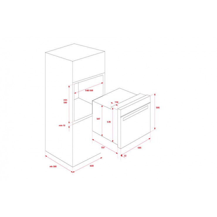 Lò Nướng Teka HSB 615 41560120 Lắp Âm