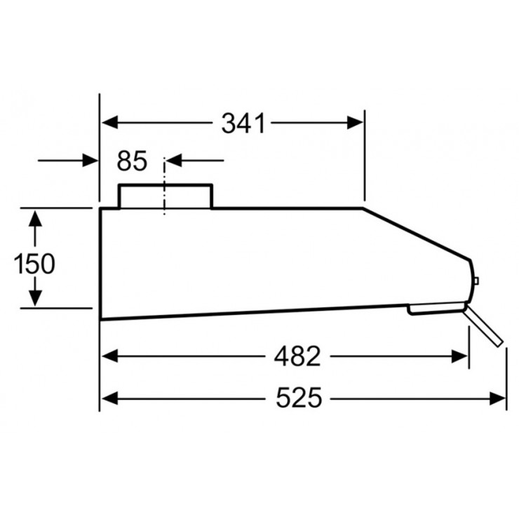 Máy Hút Mùi Bosch DHU935HB Âm Tủ