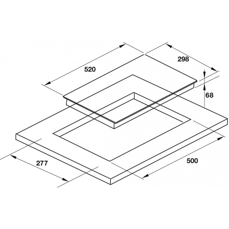 Bếp Điện Từ Hafele HC-I302D 536.01.900 2 Vùng Nấu