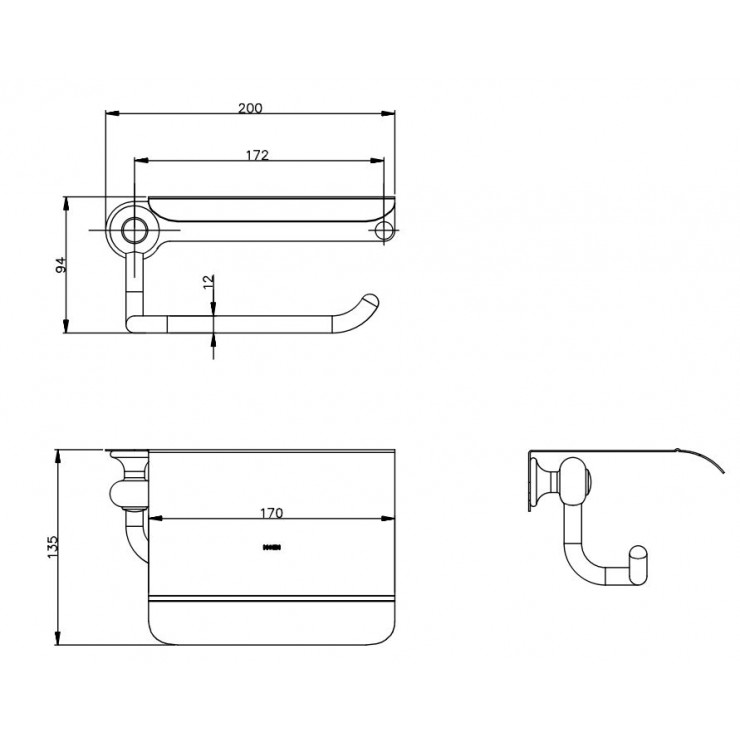 Hộp Đựng Giấy Vệ Sinh Moen ACC2105