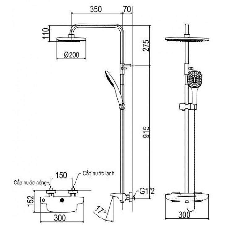 Sen Cây Viglacera Platinum P.58.326 Nhiệt Độ