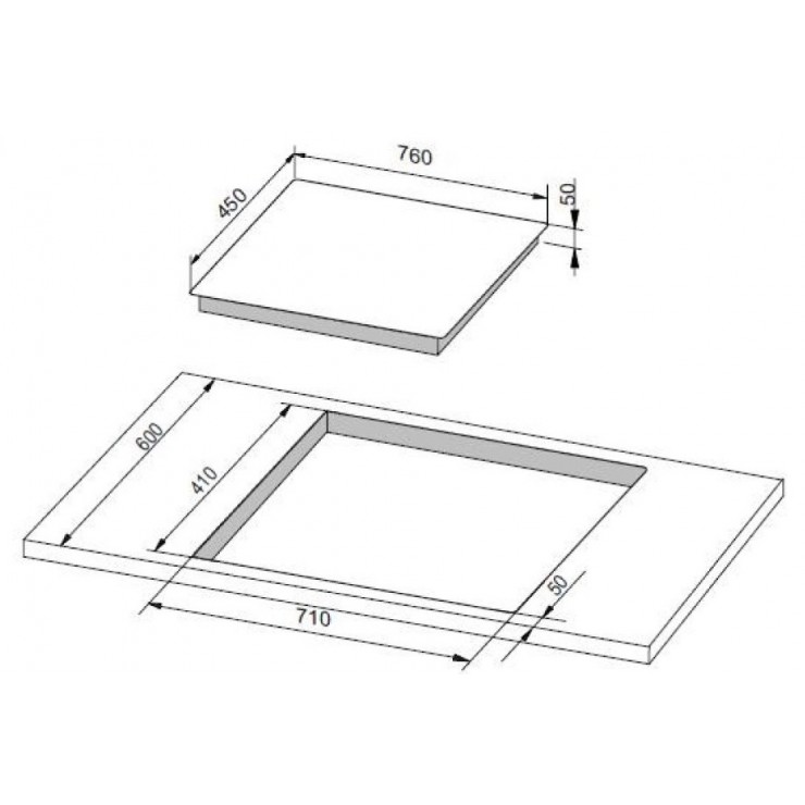 Bếp Từ Hafele HC-IS772EA 535.02.222 2 Vùng Nấu