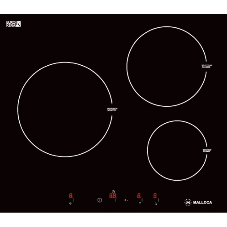 Bếp Điện Từ Malloca MH-03I 3 Vùng Nấu