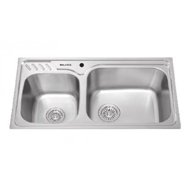 Chậu Rửa Chén Malloca MS 1003 NEW Hai Hộc Inox 304