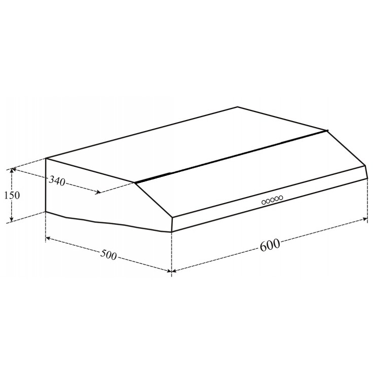 Máy Hút Khói Khử Mùi Eurosun EH-60CF19B Cổ Điển