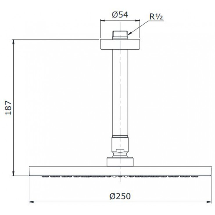 Bát Sen Gắn Trần TOTO TX491SN Tròn 250mm