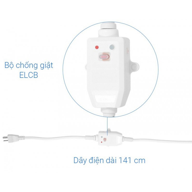 Bình nóng lạnh 50L Ariston Pro R 50 SH 2.5 FE- Bình ngang