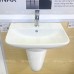 Chậu rửa mặt lavabo Inax AL-289V/L-288VC treo tường chân ngắn