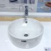 Chậu rửa mặt lavabo Inax AL-295V (AL295V) đặt trên bàn đá 380 x 380 mm