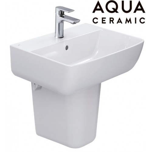 Lavabo Inax AL-312V/L-298VC Treo Tường Chân Ngắn Aqua Ceramic, 1.930.000 đ