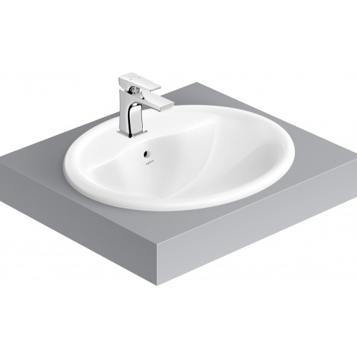 Chậu Rửa Lavabo Viglacera CD1 Âm Bàn Dương Vành, 820.000 đ