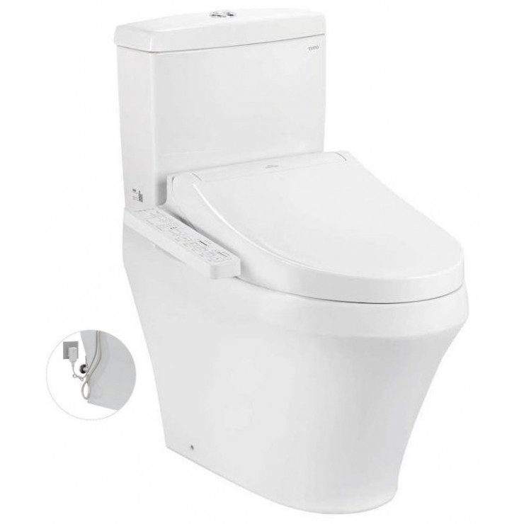 Bồn Cầu Điện Tử TOTO CS945PDW16 Nắp Rửa Washlet TCF23410AAA C2 Thoát Ngang