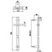 Thanh Trượt Sen Tắm Cotto CT0136#BL Màu Đen Phụ Kiện COTTO