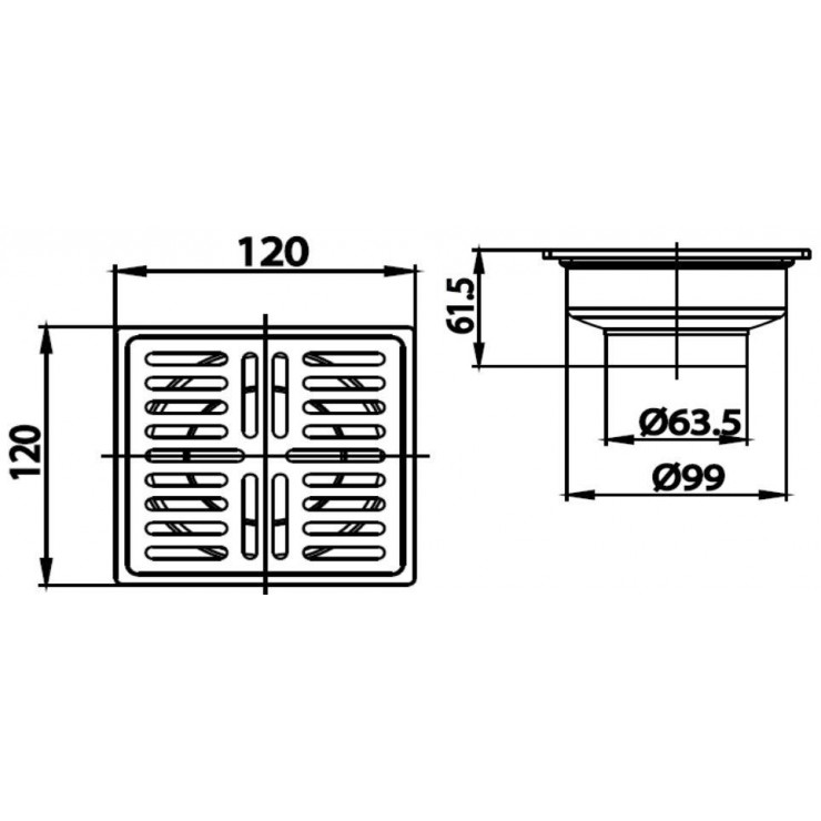 Thoát Sàn COTTO CT697Z3PW(HM) Ø63.5