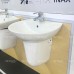 Lavabo Treo Tường Inax L-285V/L-288VC Kèm Chân Ngắn Chậu Rửa Lavabo