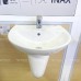 Lavabo Treo Tường Inax L-285V/L-288VC Kèm Chân Ngắn Chậu Rửa Lavabo